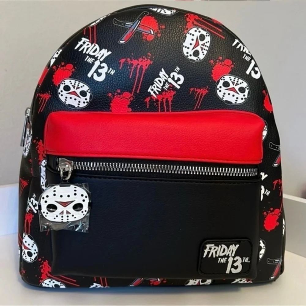 NWT Friday The 13th Chibi Jason Mask Mini Backpack 🔥🔥 - Picture 1 of 4